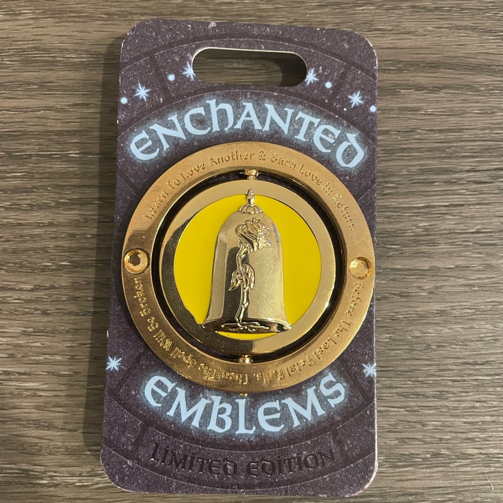 Disney LE Enchanted Emblem Collectible Pin - Beauty and the Beast